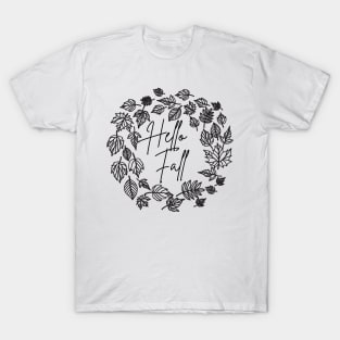 Hello Fall Simple Leaves T-Shirt